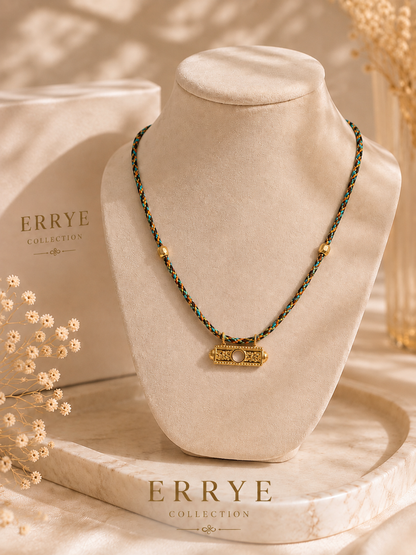 Collier Azélie Doré Femme en Acier Inoxydable | Errye Collection